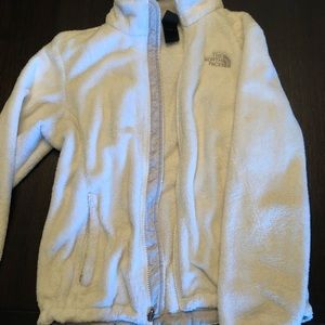 White osito fleece North Face